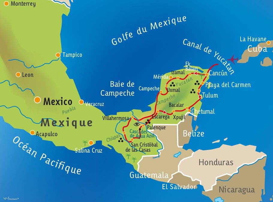 [KEY_MAP] - MEXIQUE - Mieux comprendre les Mayas... & le chocolat
