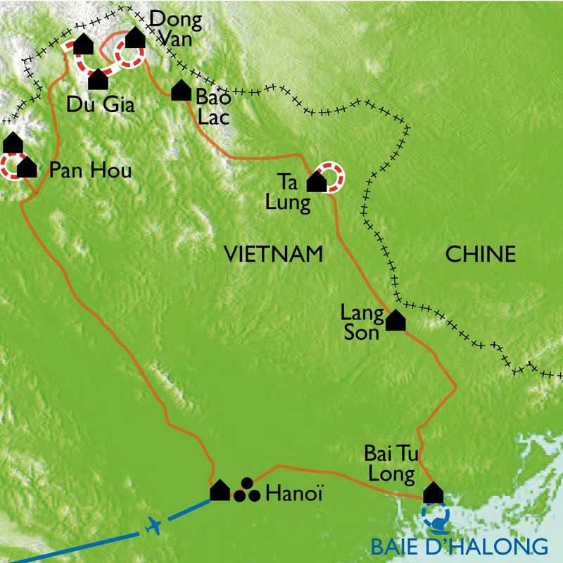 [KEY_MAP] - Vietnam - Mosaïque de minorités en Tonkin