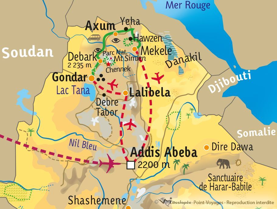 [KEY_MAP] - Ethiopie - Rando et culture en Abyssinie