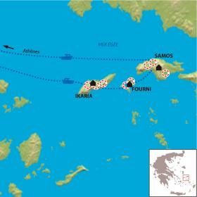 [KEY_MAP] - Grèce - Les Cyclades - Ikaria, Samos, Fourni