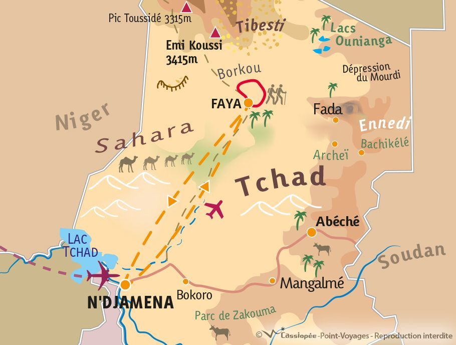 [KEY_MAP] - Tchad - Une caravane pour Faya