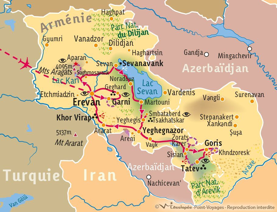 [KEY_MAP] - Arménie - Trek caucasien