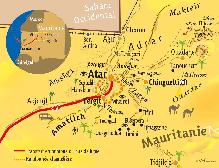 [KEY_MAP] - MAURITANIE - L’intégrale des Oasis de l’Adrar