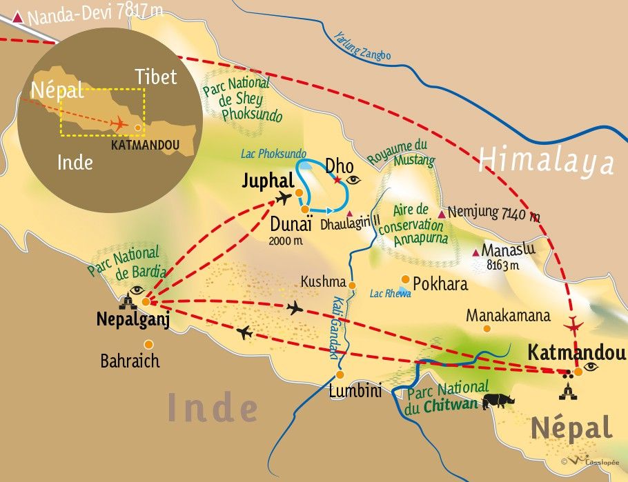 [KEY_MAP] - Népal - Bas Dolpo 