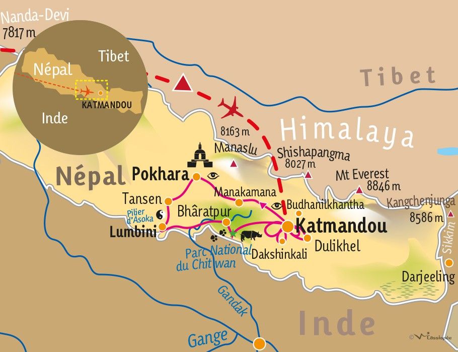 [KEY_MAP] - Népal - Découverte du Népal