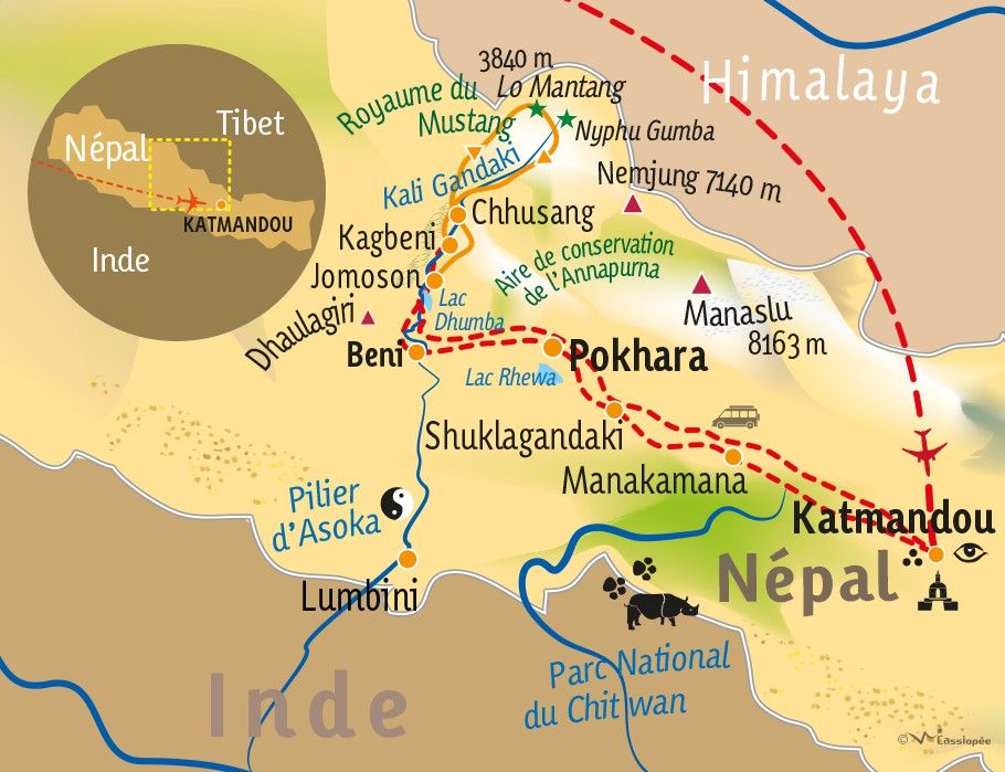 [KEY_MAP] - Népal - Royaume du Mustang